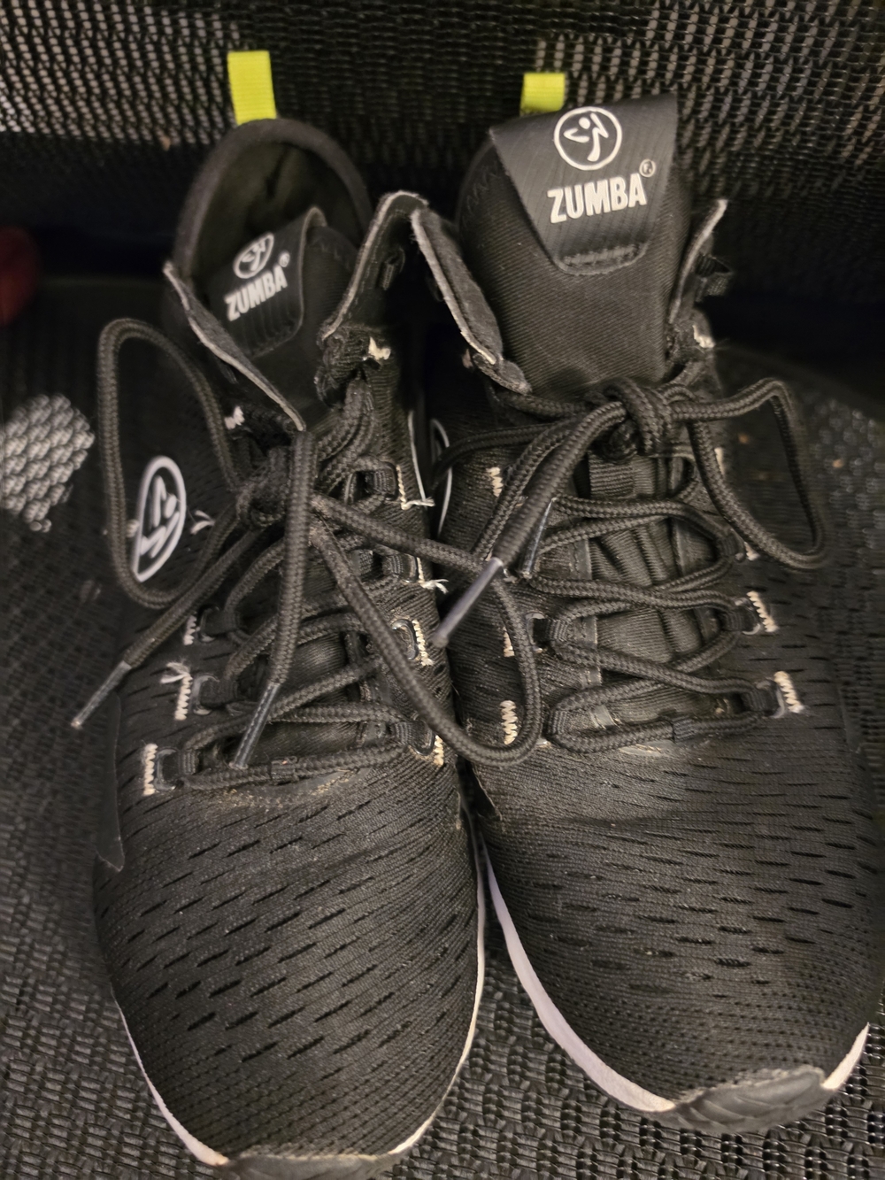 Zumba Black Athletic Sneakers with White Logo and Sole - Picture 6 of 7